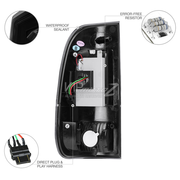 2008-2016 Ford F-250 | F-350 | F-450 Superduty Sinister Black Tail Light