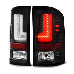 2014-2015 GMC Sierra 1500 Black Tail Light