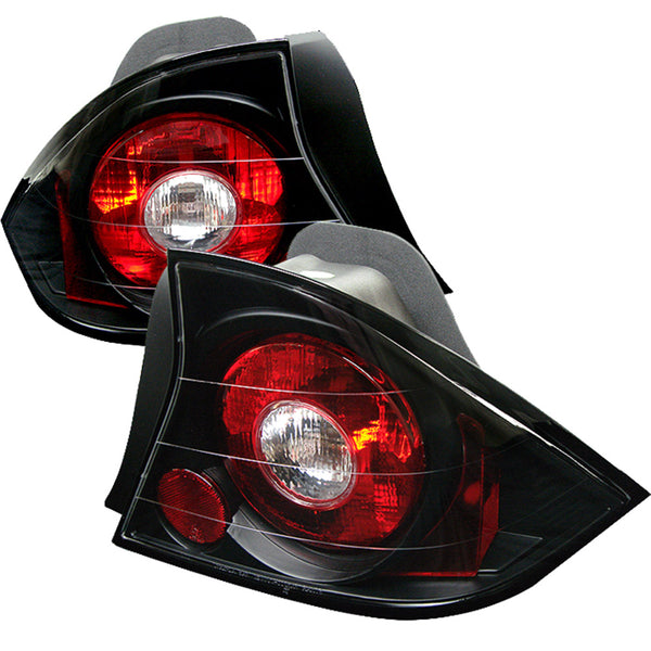 2001-2003 Honda Civic Black Tail Light