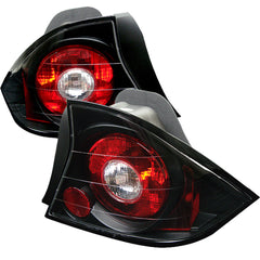 2001-2003 Honda Civic Black Tail Light