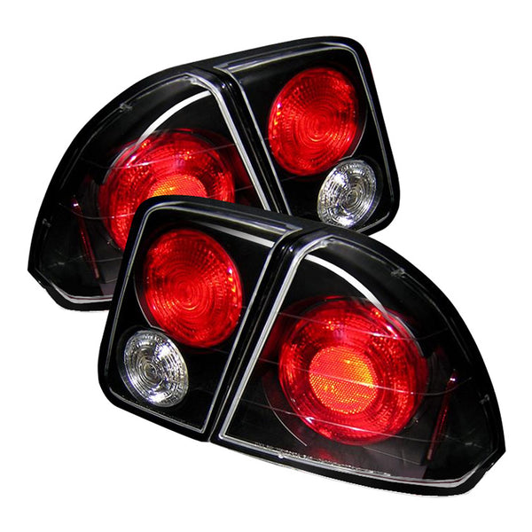 2001-2003 Honda Civic Black Tail Light