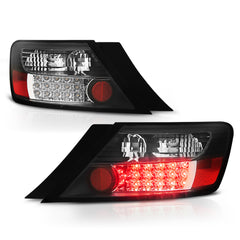 2006-2011 Honda Civic Black Tail Light