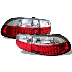 1992-1995 Honda Civic Rosso Red Tail Light