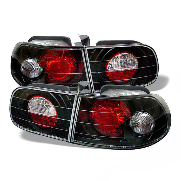 1992-1995 Honda Civic Black Tail Light