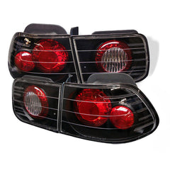 1996-1998 Honda Civic Black Tail Light