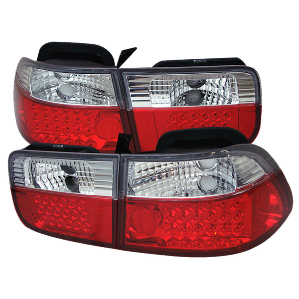 1996-1998 Honda Civic Rosso Red Tail Light
