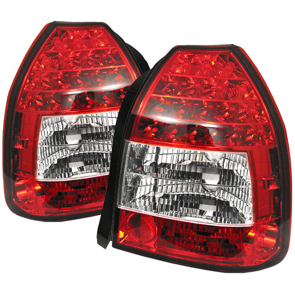 1996-2000 Honda Civic Rosso Red Tail Light