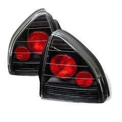 1992-1996 Honda Prelude Black Tail Light