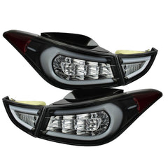 2011-2013 Hyundai Elantra Black Tail Light