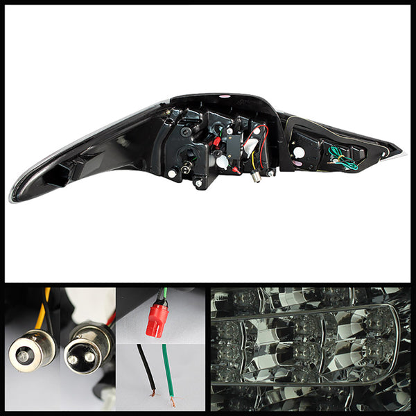 2011-2013 Hyundai Elantra Smoked Tail Light