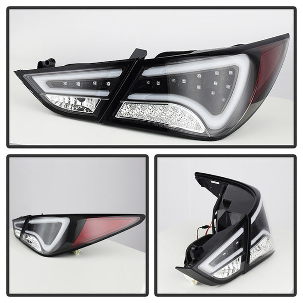 2011-2014 Hyundai Sonata Black Tail Light
