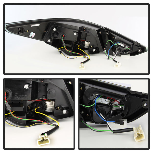 2011-2014 Hyundai Sonata Black Tail Light