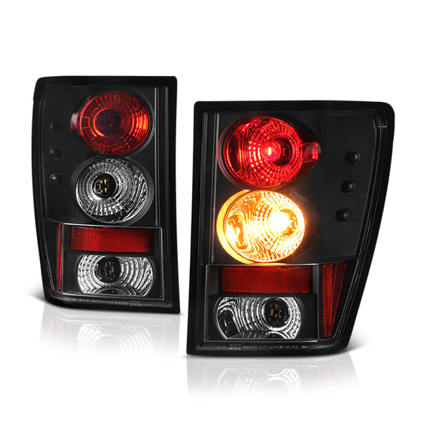 2005-2006 Jeep Grand Cherokee Black Tail Light