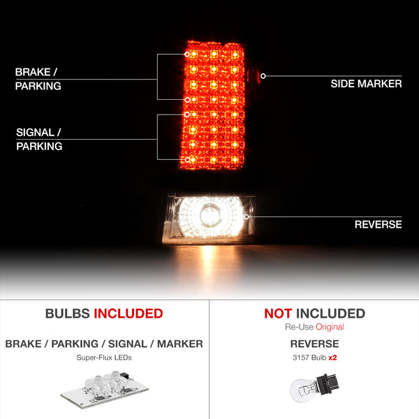 2005-2006 Jeep Grand Cherokee Smoked Tail Light