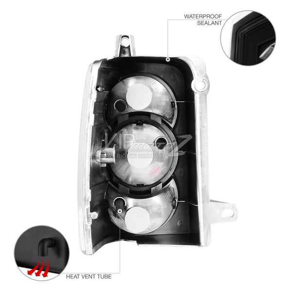 1993-1998 Jeep Grand Cherokee Black Tail Light