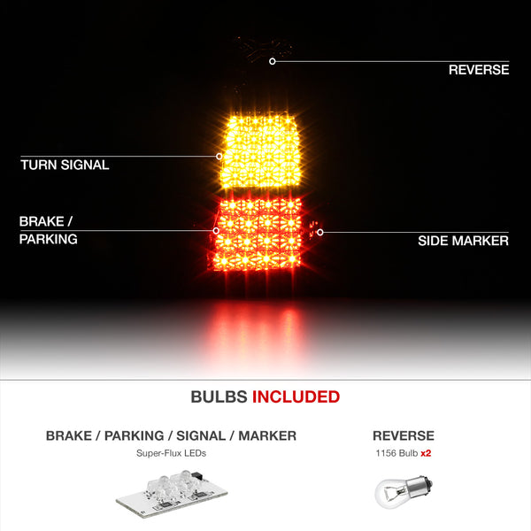 1999-2004 Jeep Grand Cherokee Black Tail Light