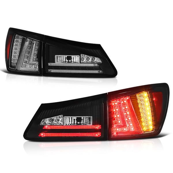 2006-2008 Lexus IS Series Black Tail Light