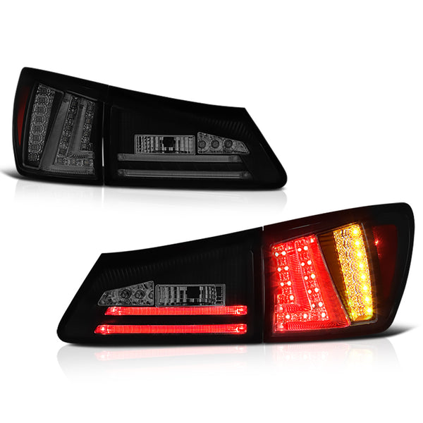2006-2008 Lexus IS Series Sinister Black Tail Light