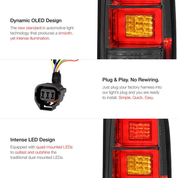 2005-2009 Land Rover LR3 Discovery 3 Smoked Tail Light