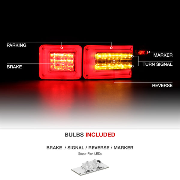 2012-2014 Land Rover Range Rover Evoque Black Tail Light