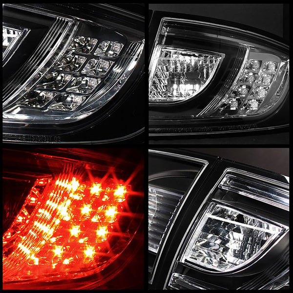 2004-2009 Mazda 3 Black Tail Light