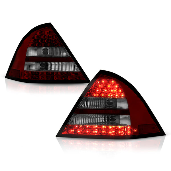 2005-2007 Mercedes-Benz W203 C-Class Rosso Burgundy Tail Light