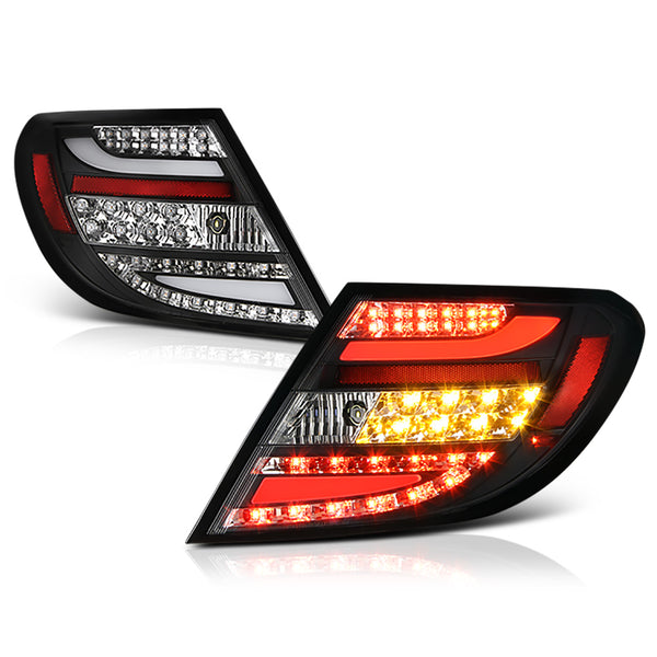 2008-2011 Mercedes-Benz W204 C-Class Black Tail Light