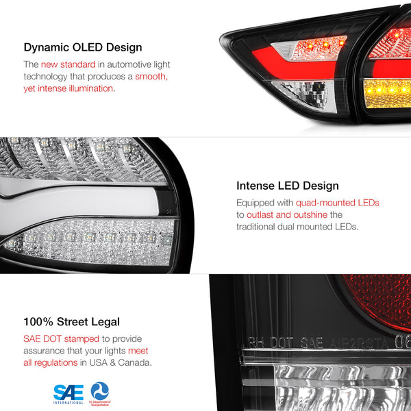 2013-2014 Mazda CX-5 Black Tail Light
