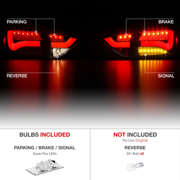 2013-2014 Mazda CX-5 Black Tail Light