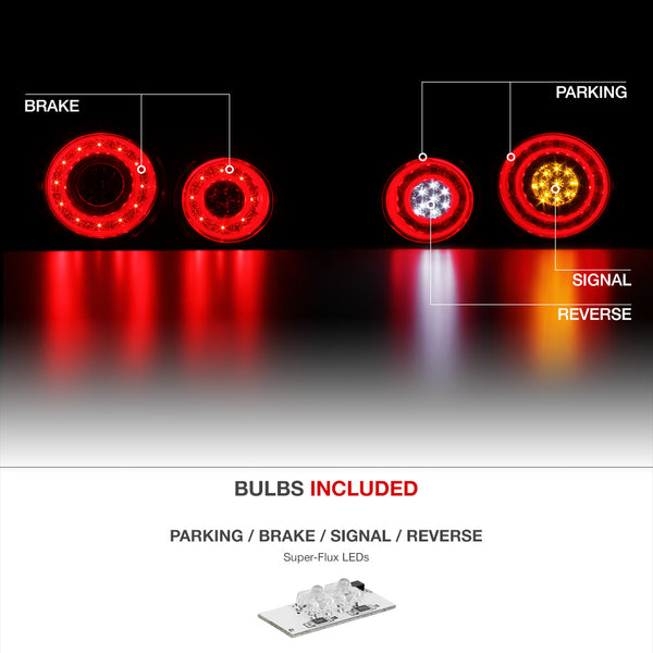 2009-2017 Nissan GT-R Rosso Red Tail Light