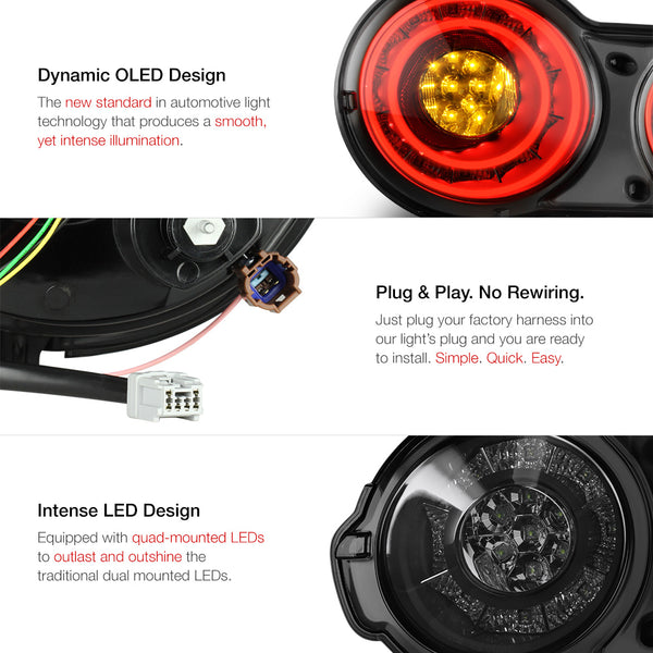 2009-2017 Nissan GT-R Smoked Tail Light