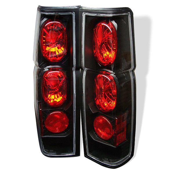 1995-1997 Nissan Pickup Black Tail Light