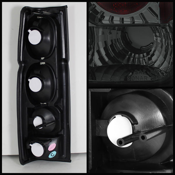 1995-1997 Nissan Pickup Smoked Tail Light