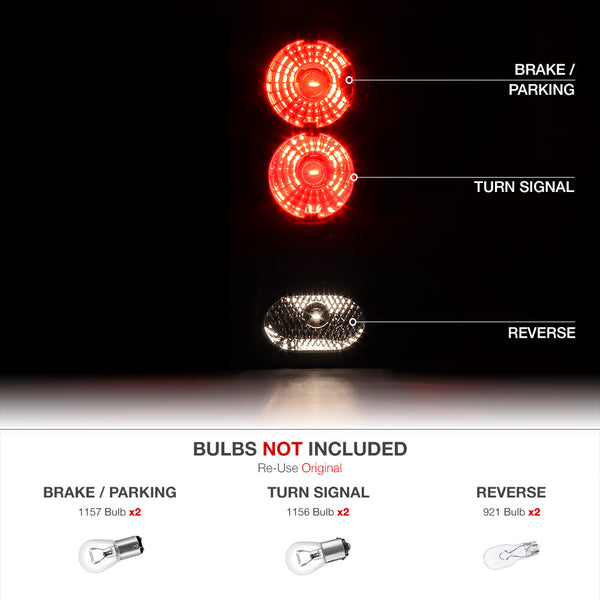 2004-2015 Nissan Titan Sinister Black Tail Light