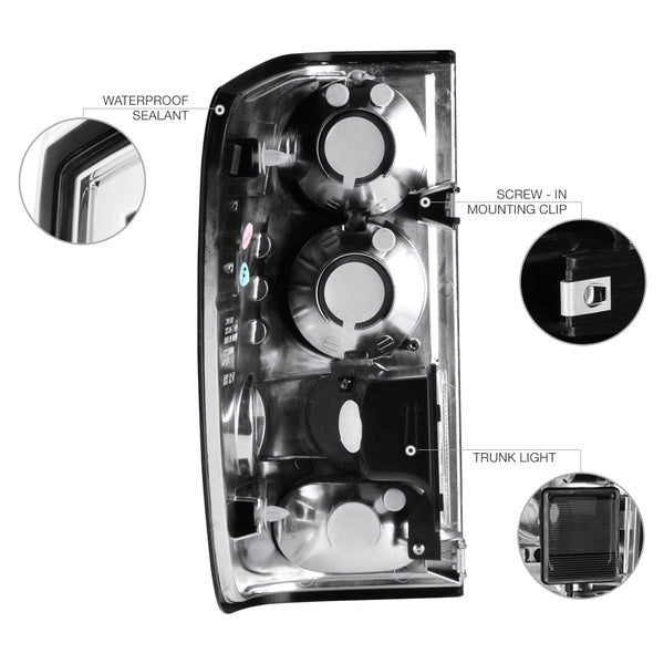 2004-2015 Nissan Titan Chrome Tail Light