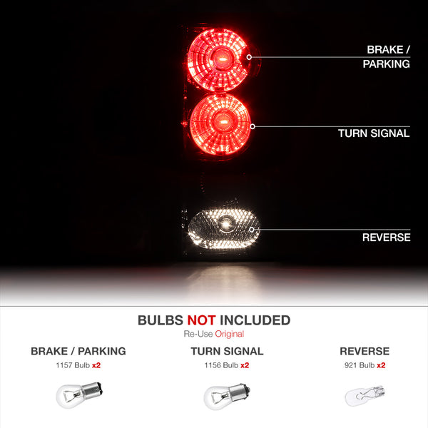 2004-2015 Nissan Titan Smoked Tail Light