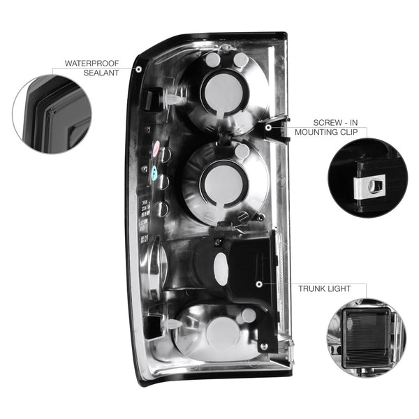 2004-2015 Nissan Titan Smoked Tail Light