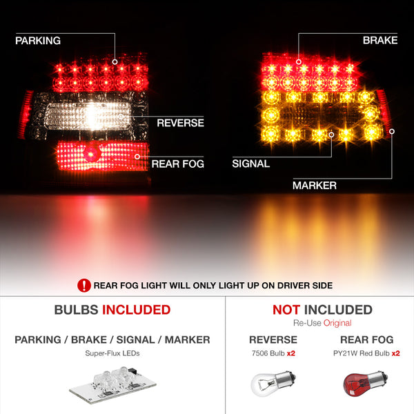 Infinity Black LED Tail Lights