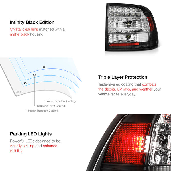Infinity Black LED Tail Lights