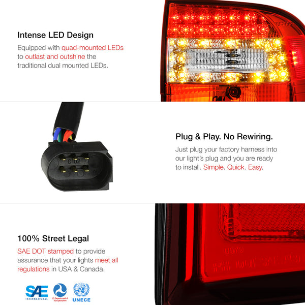 2003-2005 Porsche Cayenne Rosso Red Tail Light
