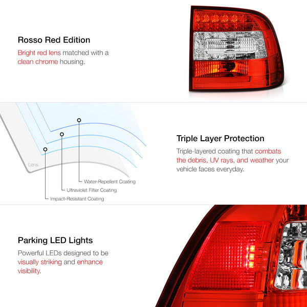 Rosso Red LED Tail Lights