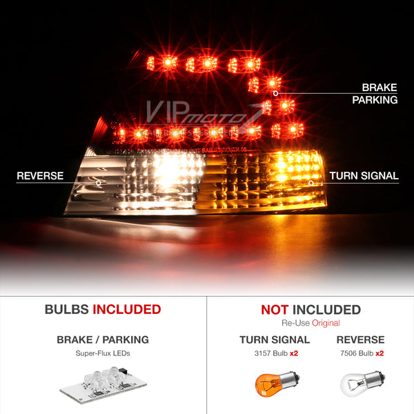 2008-2009 Pontiac G8 Black Tail Light