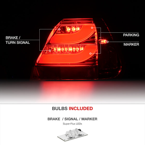 2004-2008 Pontiac Grand Prix Red Tail Light