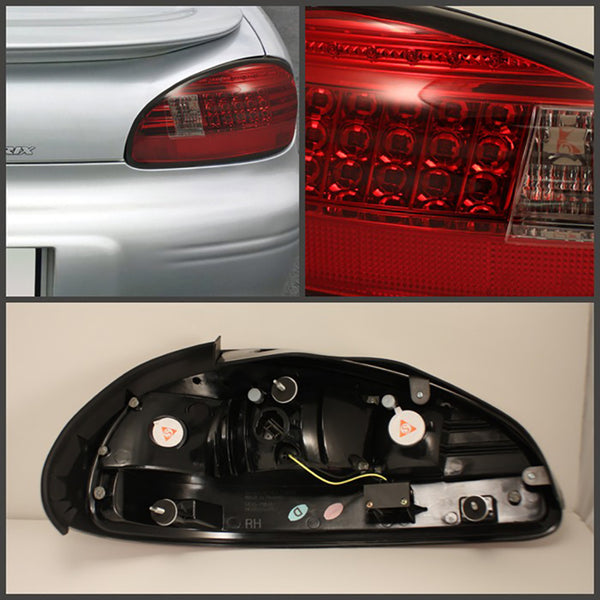 1997-2003 Pontiac Grand Prix Rosso Red Tail Light