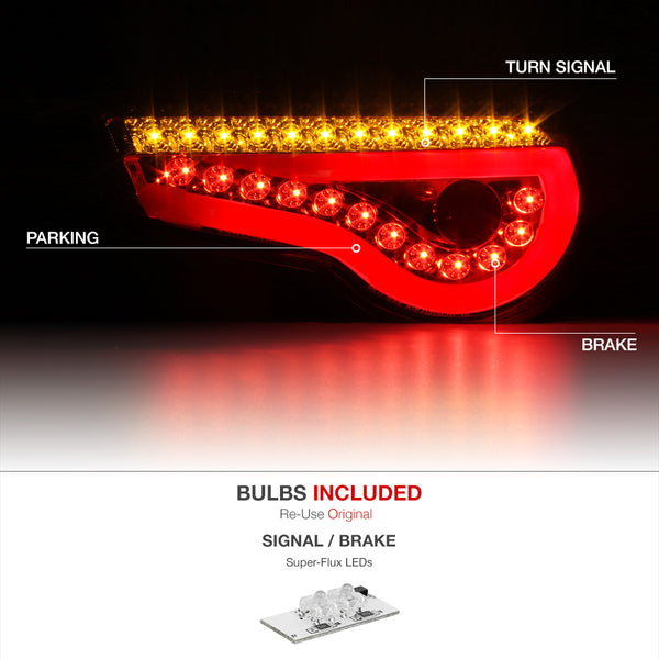 2013-2016 Scion FR-S Chrome Tail Light