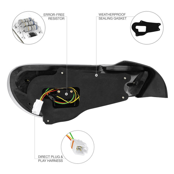 2013-2016 Scion FR-S Chrome Tail Light