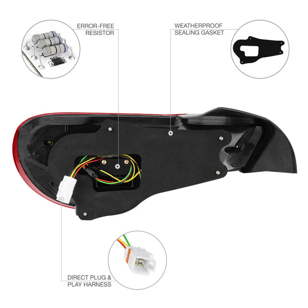 2013-2016 Scion FR-S Red Tail Light