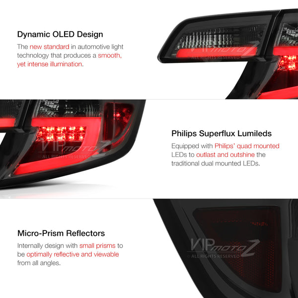 2012-2014 Toyota Camry Smoked Tail Light