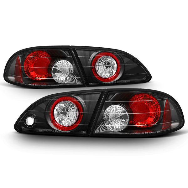 1998-2002 Toyota Corolla Black Tail Light