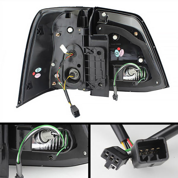 2008-2011 Toyota Land Cruiser Smoked Tail Light